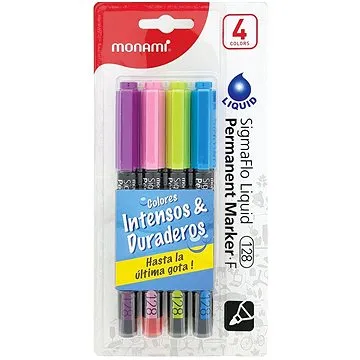 MONAMI F128 4C Sigmalo Permanent - sada 4 ks (MOF128 4C)
