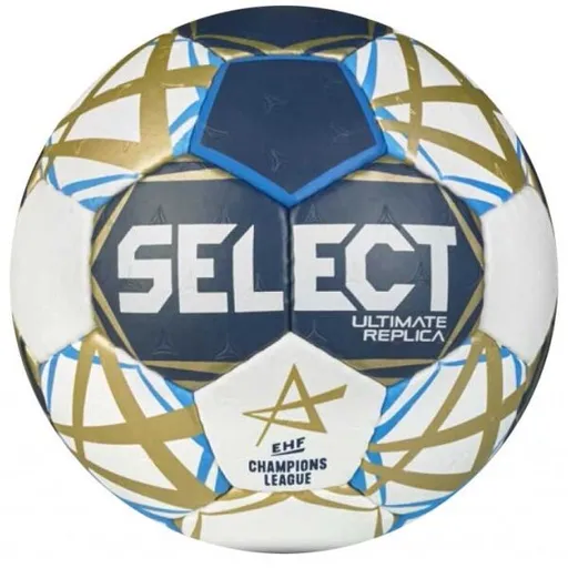 Select HB REPLICA EHF CHAMPIONS LEAGUE 2025/26 Házenkářský míč, bílá, velikost