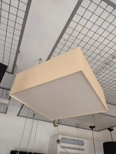 Aulix Výprodej vzorku Závěsné svítidlo látkové 55x55x20cm 3x E27