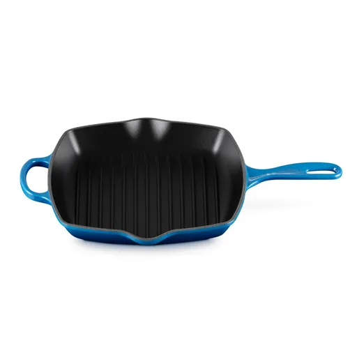 Grilovací pánev SIGNATURE 26 cm, AZURE, litina, Le Creuset