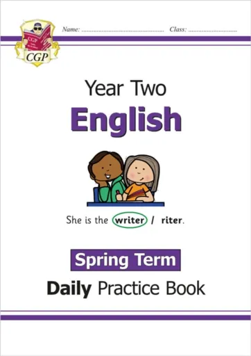 KS1 English Year 2 Daily Practice Book: Spring Term - CGP Books