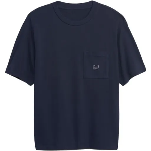 GAP PIQUE Pánské tričko, tmavě modrá, velikost