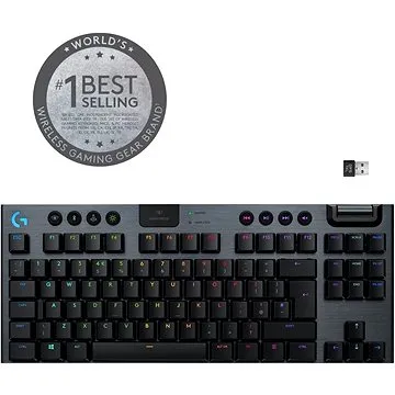 Logitech G915 LIGHTSPEED TKL Wireless RGB GL Linear , carbon - CZ/SK (920-009520_CZ)