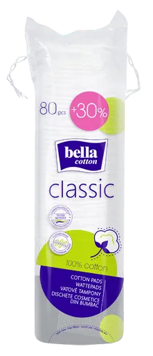 Bella Cotton Classic odličovací tampony 80 ks +30 %