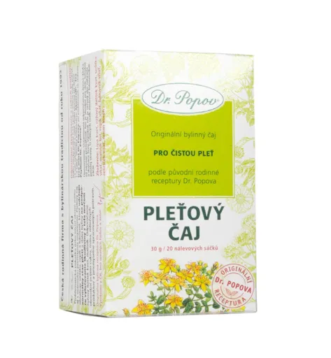 Dr. Popov Pleťový čaj porcovaný čaj 20x1,5 g