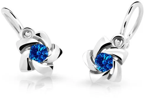 Cutie Jewellery Dětské náušnice s designem růžiček C2201-10-X-2 modrá
