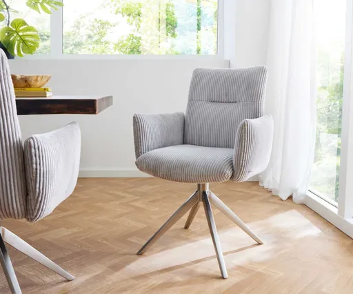 Otočná židle Jova-Flex s područkami křížová podnož široká