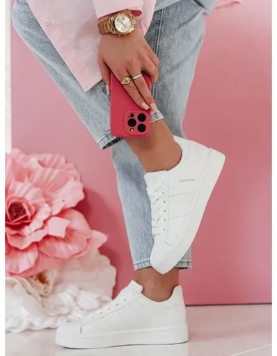 Dámské tenisky na platformě JUNOMI bílé