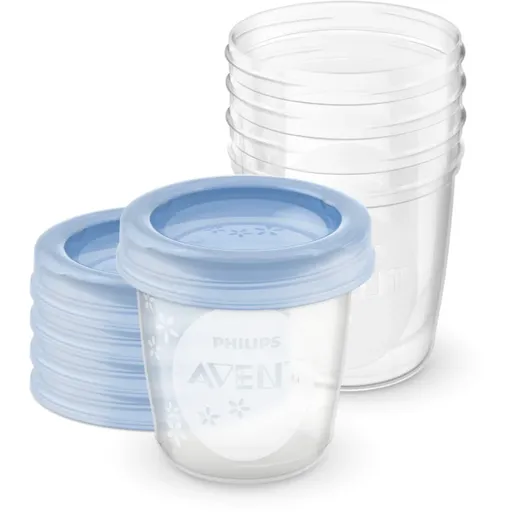 Philips Avent VIA SCF619/05 pohárek s víčkem 5x180 ml
