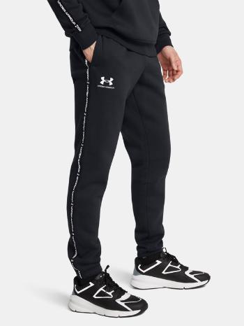 Under Armour UA Icon Fleece Taping Tepláky Černá