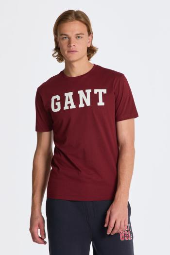 TRIČKO GANT MD. GANT SS T-SHIRT PLUMPED RED