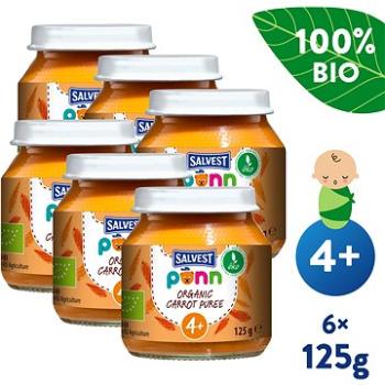 SALVEST Ponn BIO Mrkvové pyré 6× 125 g (4740073079201)