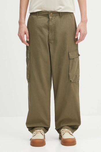 Bavlnené nohavice Barbour Barbour Westmorland Ripstop Trouser zelená farba, strih cargo, MTR0762