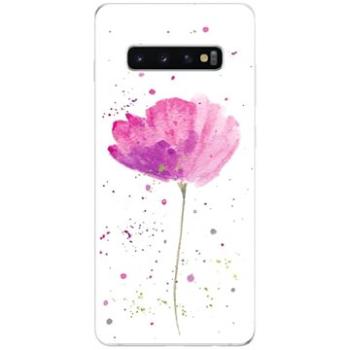 iSaprio Poppies pro Samsung Galaxy S10+ (pop-TPU-gS10p)