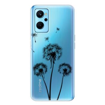 Odolné silikonové pouzdro iSaprio - Three Dandelions - black - Realme 9i