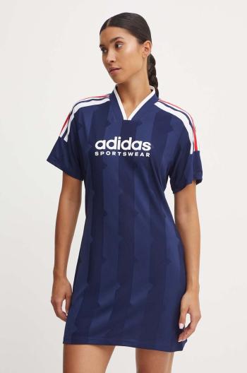 Šaty adidas Tiro tmavomodrá barva, mini, JG1323