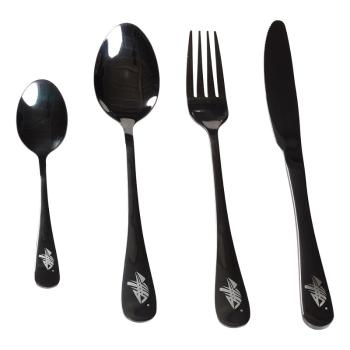 Giants fishing sada příborů černý nerez cutlery ss 410