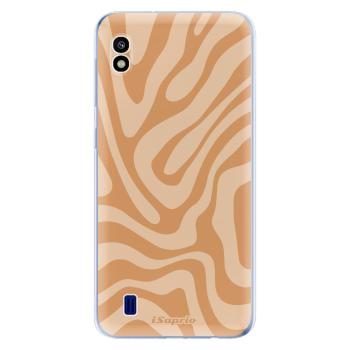 Odolné silikonové pouzdro iSaprio - Zebra Orange - Samsung Galaxy A10