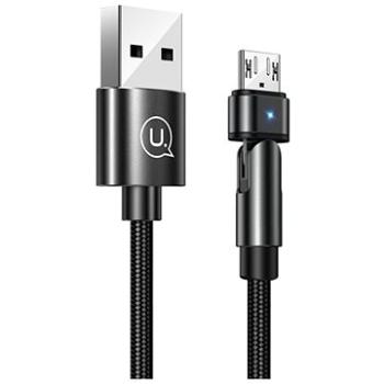 USAMS US-SJ478 U60 Micro Rotatable Charging Cable 1m Black (SJ478USB01)