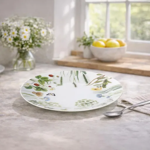 Gilde Dezertní talíř Divoké květy, 19 cm