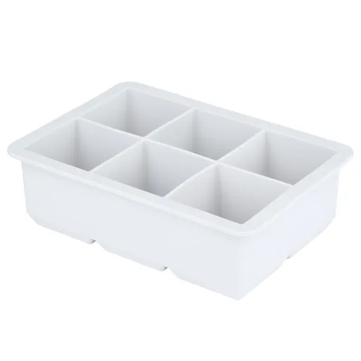 COOL DOWN Tvořítka na led velké krychle - sv. šedá