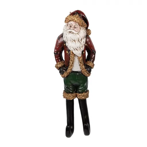 Vánoční dekorace figurka Santa Claus - 13*7*39 cm 6PR5588