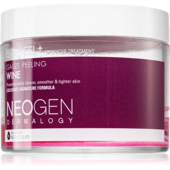 Neogen Dermalogy Bio-Peel+ Gauze Peeling Wine peelingové pleťové tamponky pro vyhlazení pleti a minimalizaci pórů 30 ks