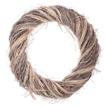Prútený veniec sivohnedá, pr. 50 cm