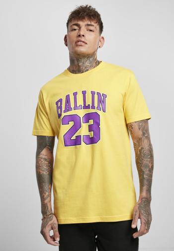 Mr. Tee Ballin 23 Tee taxi yellow - XXL