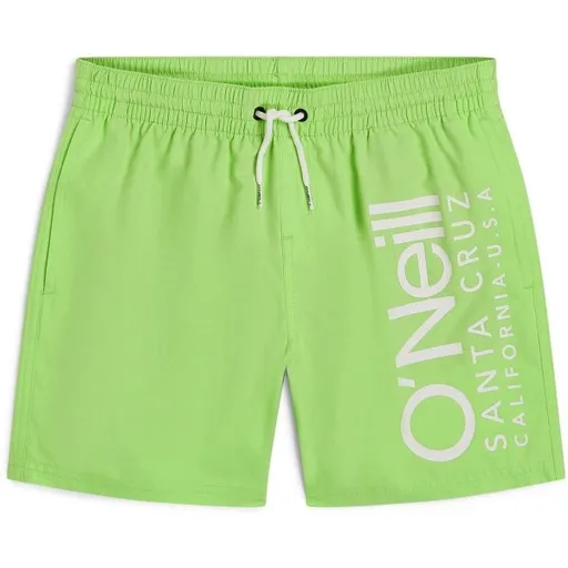 O'Neill ORIGINAL CALI 14 Chlapecké plavecké šortky, reflexní neon, velikost