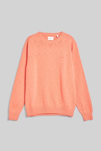 SVETR GANT COTTON FLAMME C-NECK SUNSET PINK