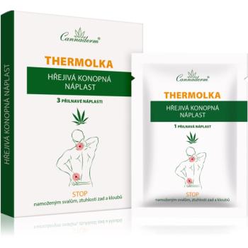 Cannaderm Thermolka hřejivá náplast 3 ks