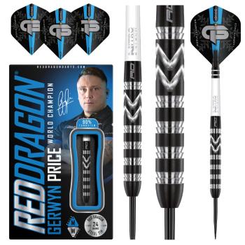 Dart szett Red Dragon steel Gerwyn Price World Championship Special Edition 24gr 90%