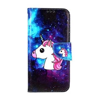 TopQ Pouzdro Samsung A34 knížkové Space Unicorn 94088 (94088)