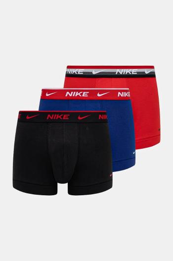 Boxerky Nike 3-pack pánské, červená barva, 0000KE1008