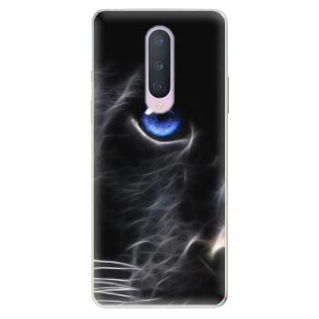 Odolné silikonové pouzdro iSaprio - Black Puma - OnePlus 8