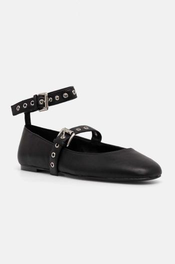 Kožené baleríny Steve Madden Macbeth černá barva, SM11003189