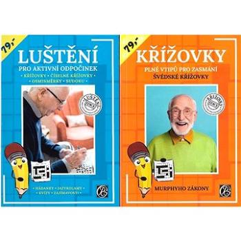 Balíček křížovek 1+1 zdarma: Luštění pro aktivní odpočinek, Křížovky plné vtipů pro zasmání (8595643100382)