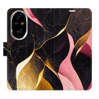 Flipové pouzdro iSaprio - Gold Pink Marble 02 - Honor 200 Pro