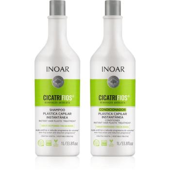 INOAR CicatriFios sada pro poškozené a křehké vlasy 2x1000 ml