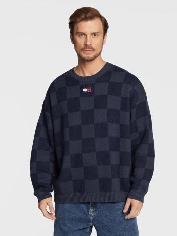 Tommy Jeans pánský tmavěmodrý svetr - XL (C87)