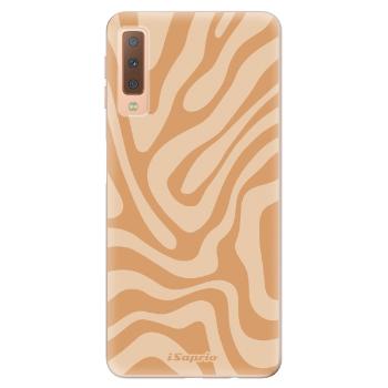 Odolné silikonové pouzdro iSaprio - Zebra Orange - Samsung Galaxy A7 (2018)