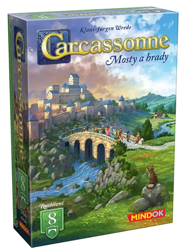 Carcassonne rozšíření 8: Mosty a hrady (2025) - Wrede Klaus-Jürgen