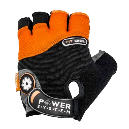 Power System Rukavice FIT GIRL PS-2900 oranžové - XS