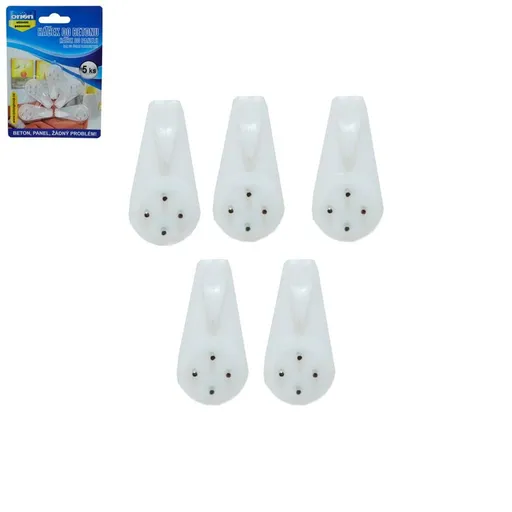 Háček plast do betonu 5ks - ORION