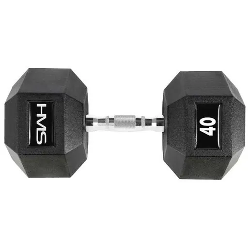 HMS PREMIUM 40 KG HEXAGONÁLNÍ JEDNORUČKA Hexagonální jednoručka, černá, velikost 40 KG