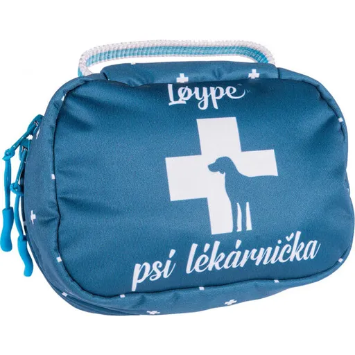 Løype DOG FIRST AID KIT Lékárnička pro psy, modrá, velikost