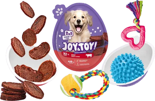 Vajíčko s překvapením Joy&Toy pro psy