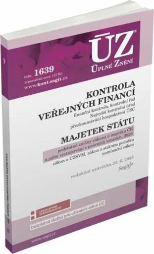 ÚZ 1639 Kontrola veřejných financí