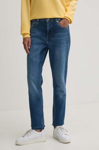 Džíny Pepe Jeans TAPERED JEANS HW dámské, tmavomodrá barva, PL204591HV3